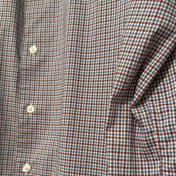 Synergy Performance Red and Blue Checkered Men's Shirt - Picture 4 of 7